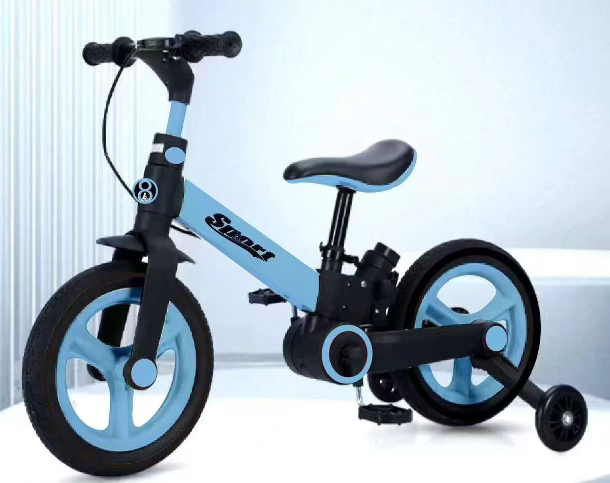 6 in 1 Toddler Balance Bike with Push Handle